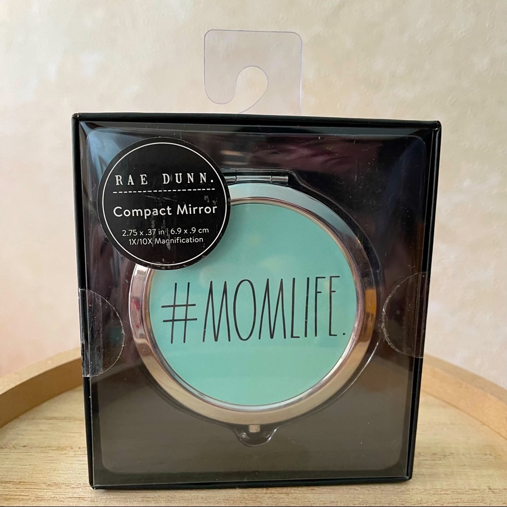 Rae Dunn #MOMLIFE Compact Mirror BRAND NEW!!